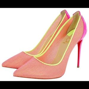 Christian Louboutin Pigalle Follies 100 Lace Mesh